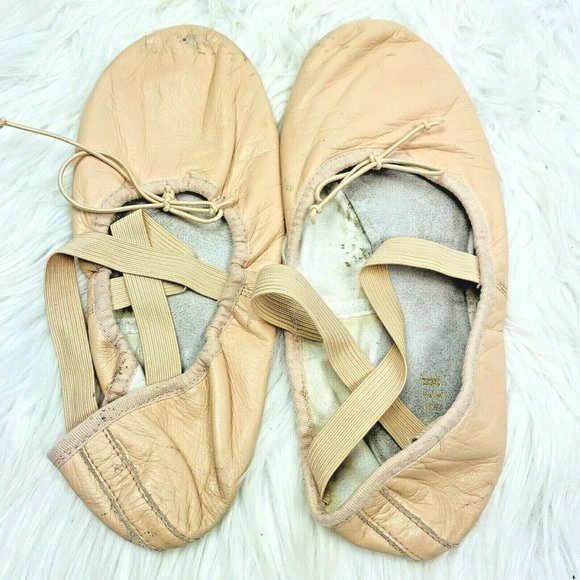 Bloch Shoes Bloch Ballet Shoes Size 85 Womens Pink Leather Elastic